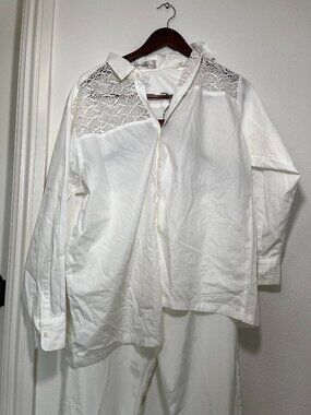 Abraxas Vintage White Windbreaker